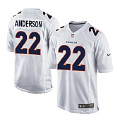 Nike Denver Broncos #22 C.J. Anderson 2016 White Men's Game Event Jersey,baseball caps,new era cap wholesale,wholesale hats